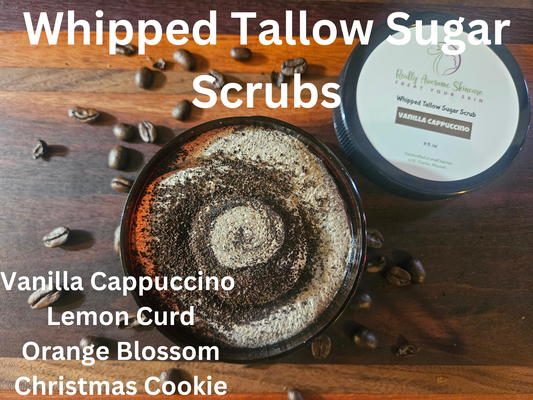 Whipped Tallow Sugar Scrub