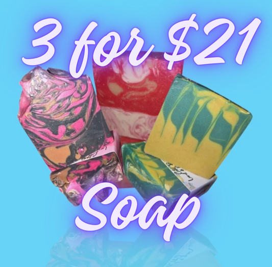 3 for $21 Soap